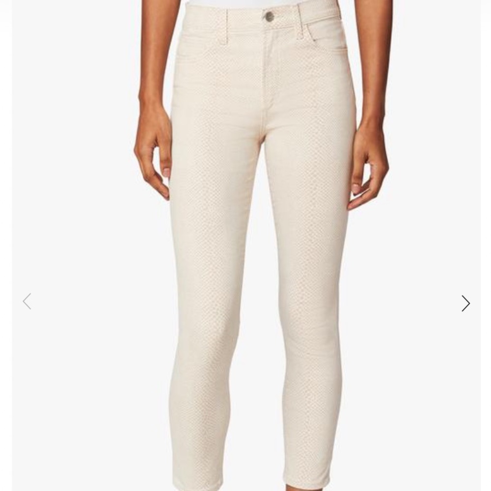 💙 Joe's Jeans The Charlie High Rise Crop Skinny Jeans Meadow‎ Snake 💙